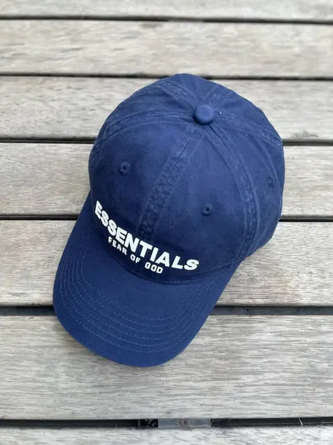 Essentials fear of god Deep Blue premium unisex cap with safety box