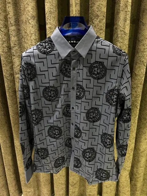 Versace IMPORTED STORE ARTICLE DIAMOND SHIRT