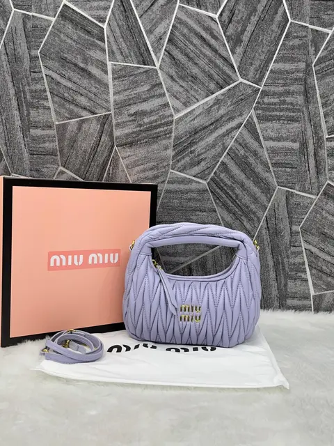 Miu Miu Matelasse Hobo Bag With Original Box Packing