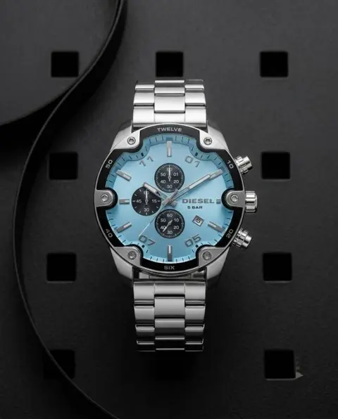 Diesel Spiked silver Sky Blue
