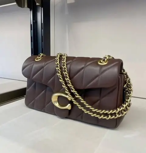 Coach Tabby 26 Coffee Gold With Original Box & DustCover