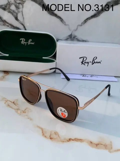 Rey ban 3131 gold brown