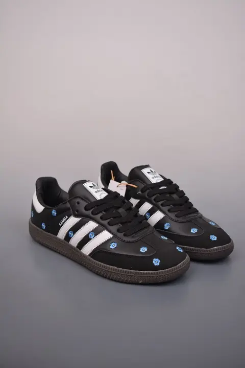 Adidas Originals Samba OG Sneakers Light Blue Floral Core Black
