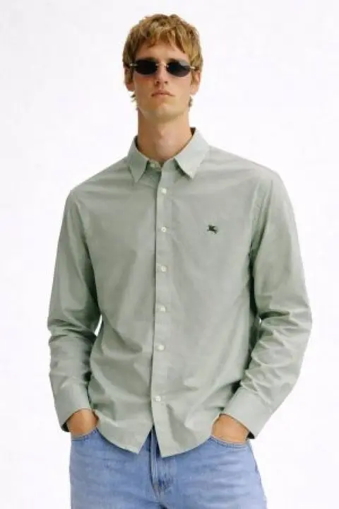 Burberry IMPORTED STORE ARTICLE SHIRT LIGHT GREEN