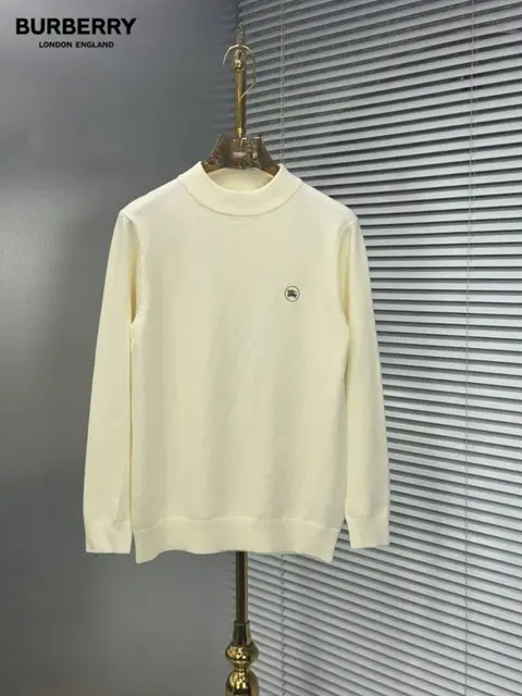 Burberry Chest Logo Sweatshirt Cream