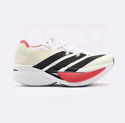 Adizero Prime X3 Strung White Red running shoe