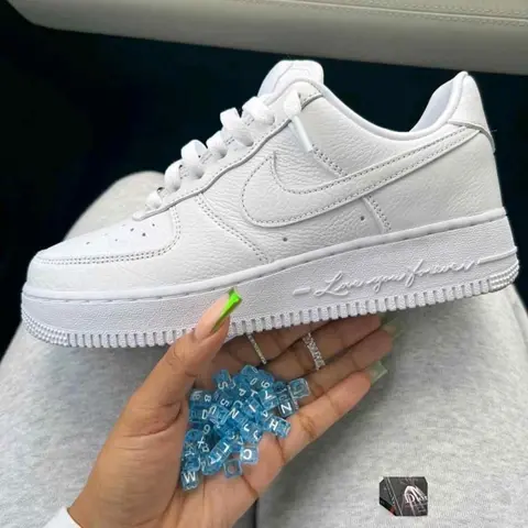 Nocta X Nikkee Airforce 1 Low Certified Lover Boy Triple White
