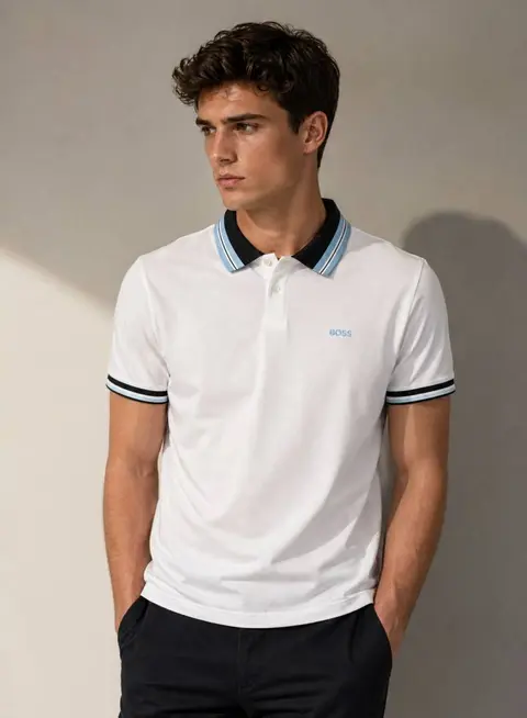 Boss Polo T-shirt White