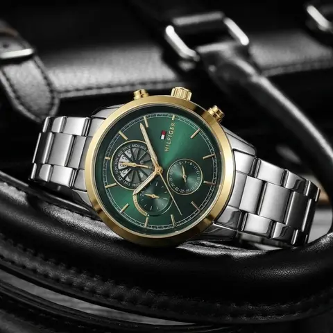 Tommy Hilfige Quartz Multifunction golden-green