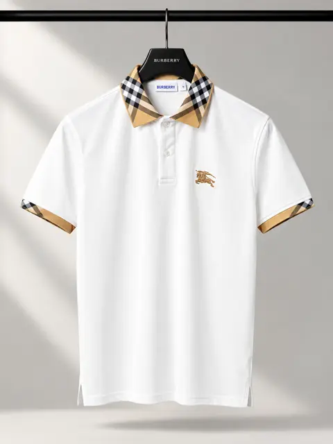 Burberry Premium Polo T-Shirt with OG box Packaging 3020