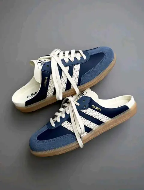 Adiidass Samba OG Mule Night Indigo Cream White 1296