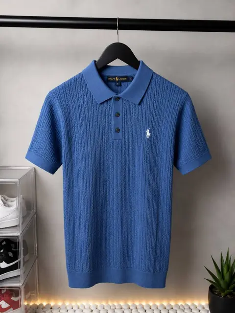 Ralph Lauren Premium Knit Polo T-Shirt 2022