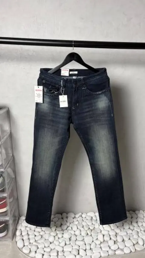True Religion Straight Jeans Dark Blue 1089
