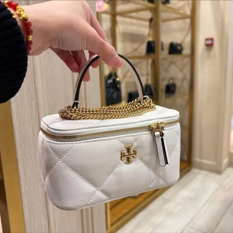 Tori Burch Vanity Kira Quilted Crossbody WithBox DustCover