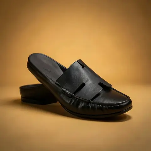 Hermes IZMIR ITALIAN SLIDE GREY SUEDE 020