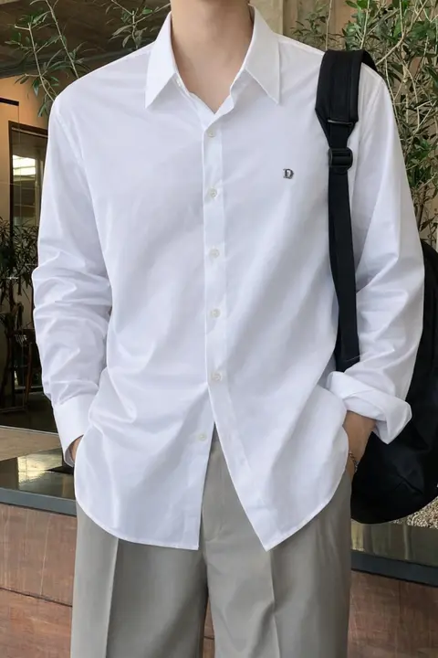 Dior IMPORTED TRENDING KOREAN SHIRT WHITE