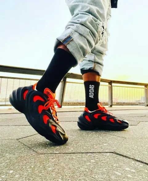 Adidas adifom q trainer black orange