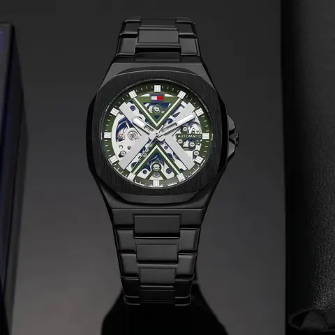 Tommy Hilfigar Automatic BlackGreen 032