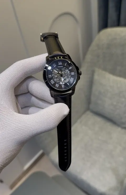 Fossil Grant Leather Black