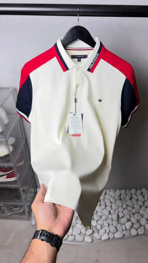 Tommy Hilfige r Premium Polo T-Shirt with OG box Packaging 2201