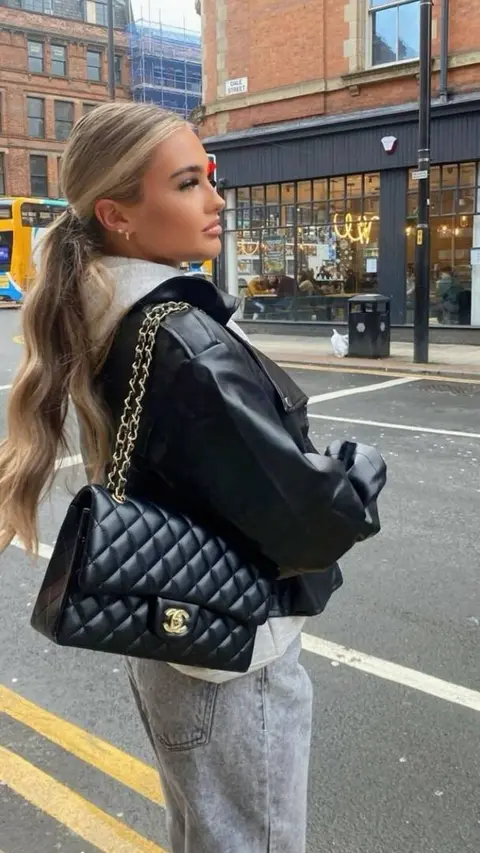 Chanel Jumbo Black Gold With OriginalBox