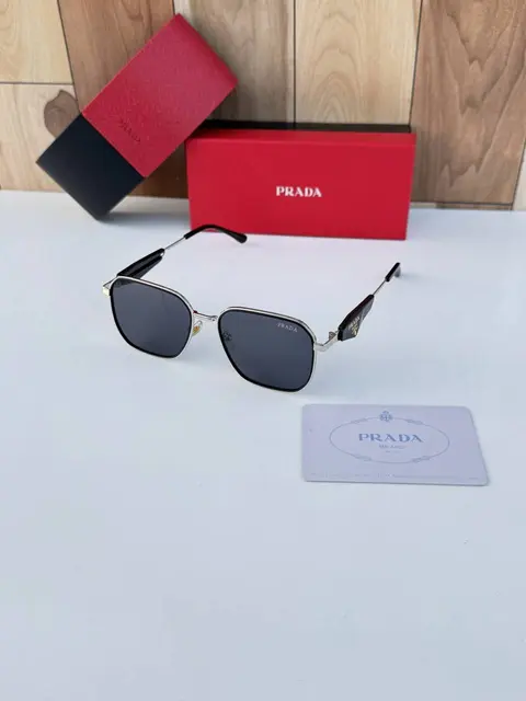 Prada 119 silver black