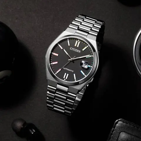 Citizen Tsuyosa Quartz Silver Black