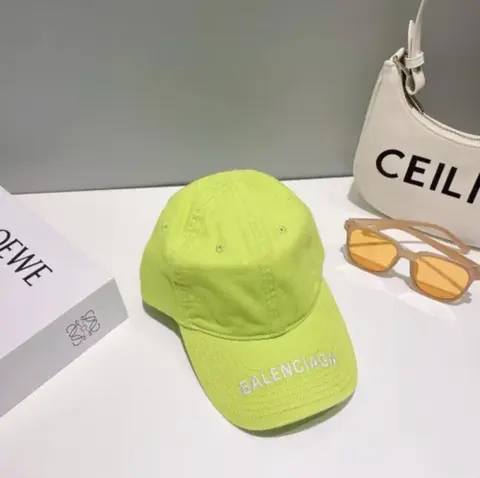 Balenciaga Logo Visor Green Premium Unisex Cap With Safety Box
