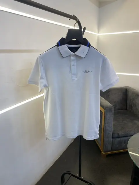 Hackett premium quality polo tshirt white sale