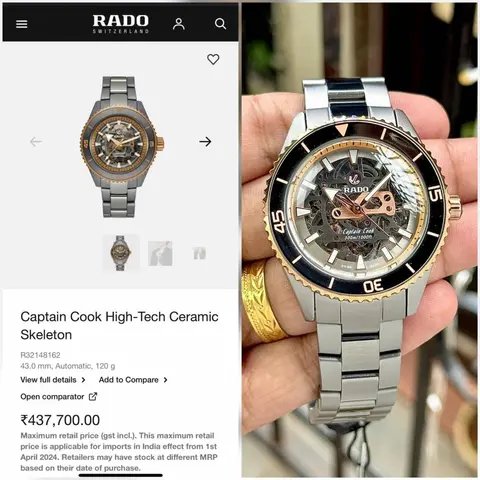 Rado ptain Cook HighTech Automatic