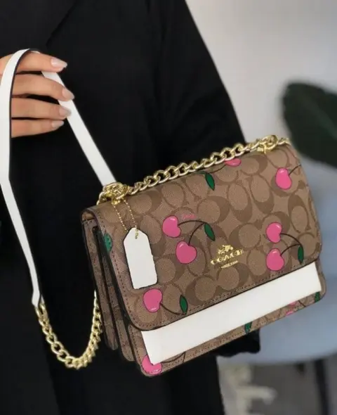 Coach Klare Signature Crossbody Bag With OG Box & Dust Bag (Flower-1002)
