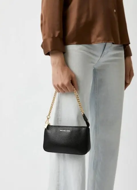 Michael Kors CB Chain Pouchette With OriginalBox CarryBag