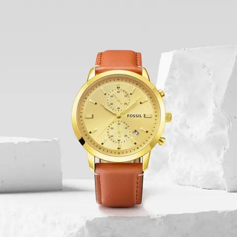 Fossil Townsman Chronograph LightBrown Gold