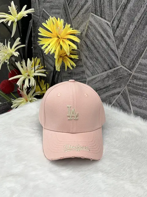 Los Angeles La Dodgers Premium Unisex Cap (With Safety Box) (Pink)