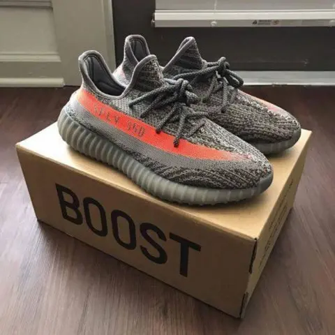 Adidas Yeezy Boost 350 V2 Beluga Grey Orange Full Accessories SEMI UA
