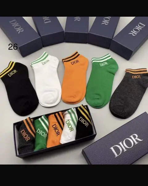 26 Diyor Premium Cotton Socks 5 Pairs With Og Box