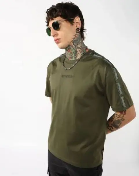 Super Dry Round Neck T-shirt Green