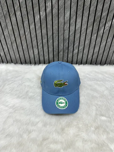 Lacoste Sky Blue Front Logo Premium Unisex Cap