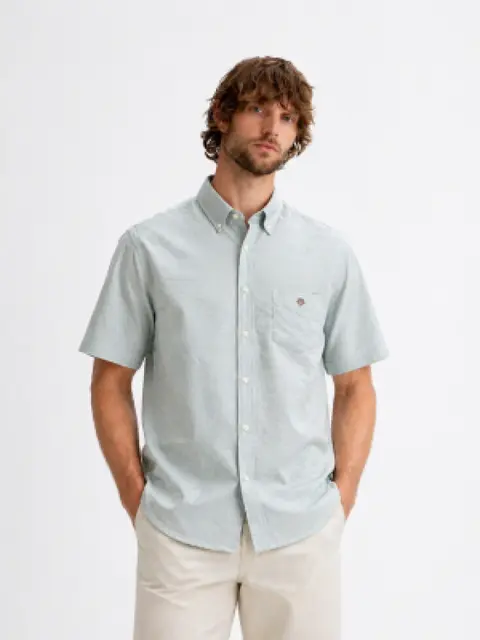 GANT IMPORTED STORE ARTICLE SHIRT CYAN