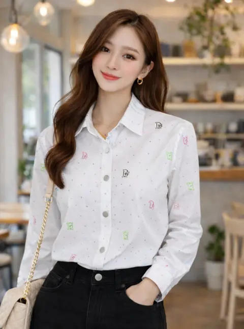 DIO LOGO SHIRT WHITE S126-W