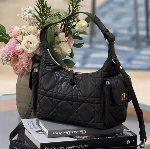 Dior CB D Dream 9966 Medium Hobo Shoulder Crossbody Bag With CarryBag & DustCover
