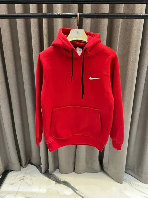 Nike Fleece Hoodie red
