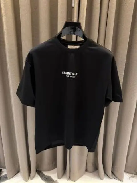 Essentials imported Oversized Tshirt Black