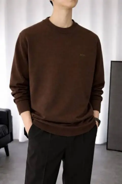 BOSS IMPORTED STORE ARTICLE SWEATER BROWN