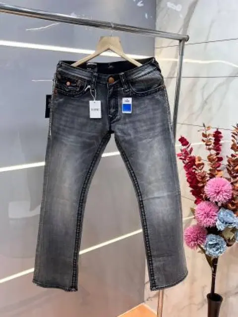 True Religio n Light Shade Premium Imported Stretchable Lycra Fabric Straight fit Denim with Back Flap pocket Design Sale Offer 3302