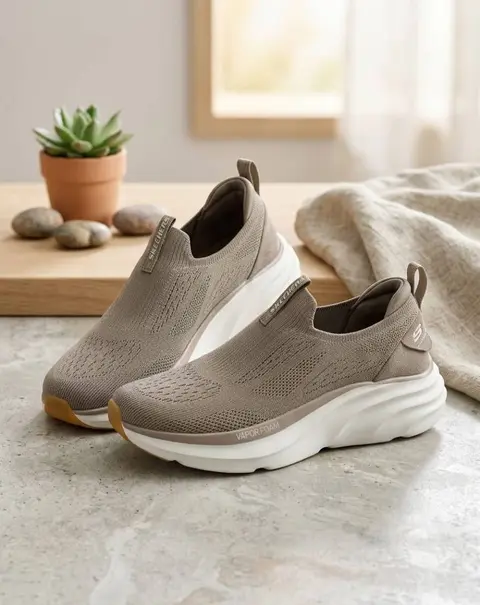 Skechers Vapor Foam-Covert Slip-on Cream