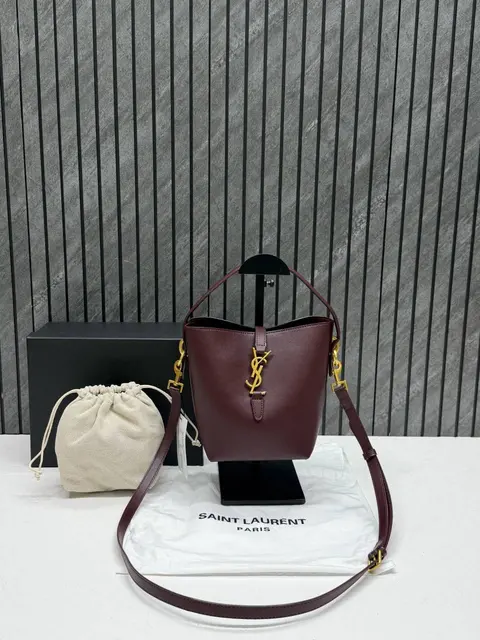 Ysl 8875 Bucket Bag With Original Box DustCover & Potli Bag Inside