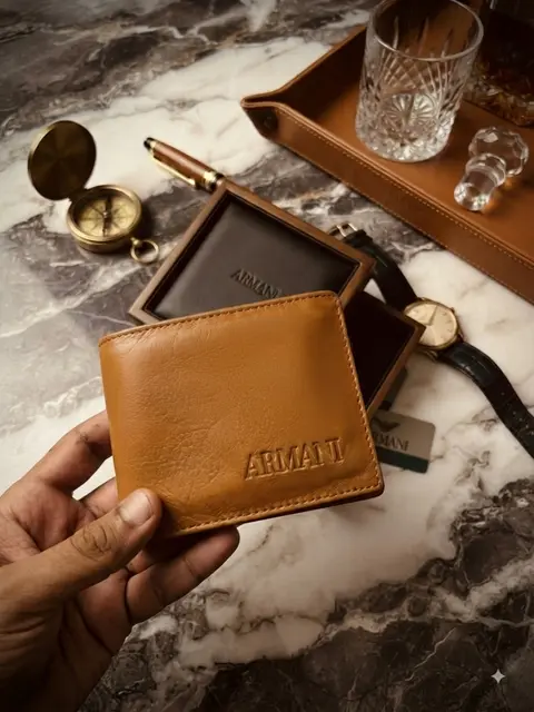 109 ARMAANI PREMIUM QUALITY WALLET TAN COLOUR NO71