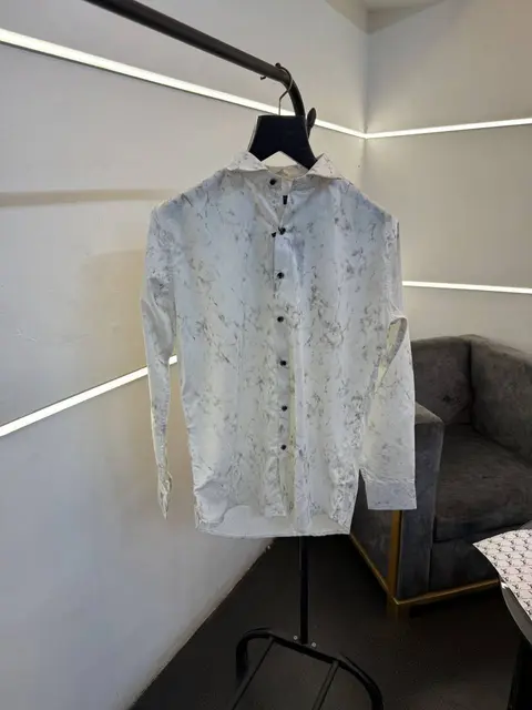 Louis Vuitton laser cut monogram imported box pack shirt white sale
