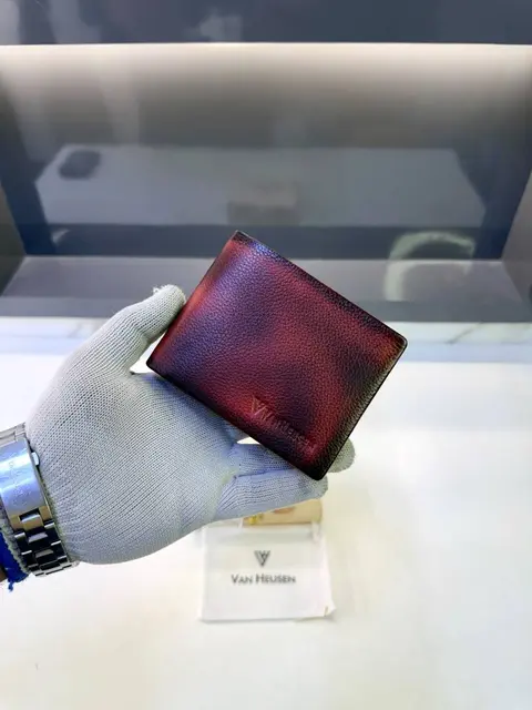 Van Huesen Red Brown Premium Quality Wallet Fa 1137